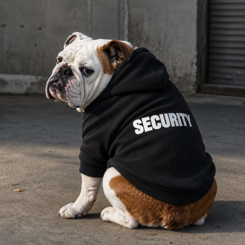 Security Hoodie Schwarz