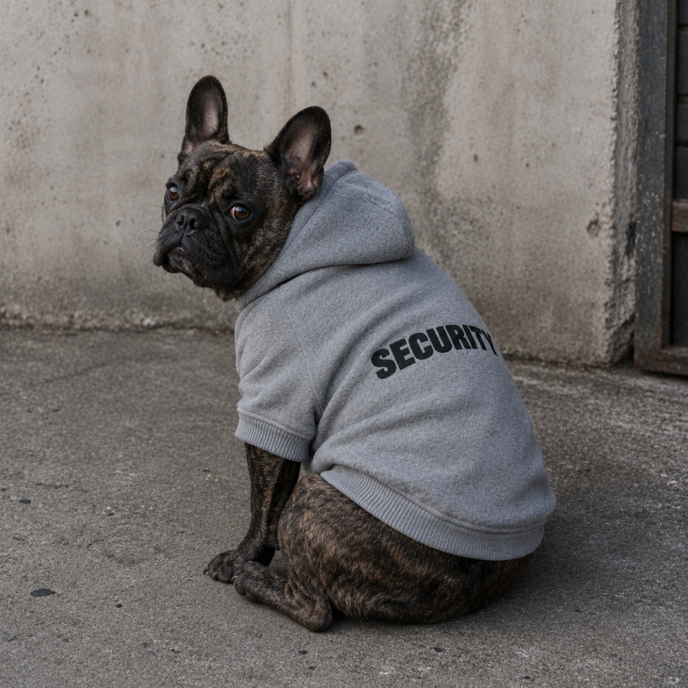 Security Hoodie Grau