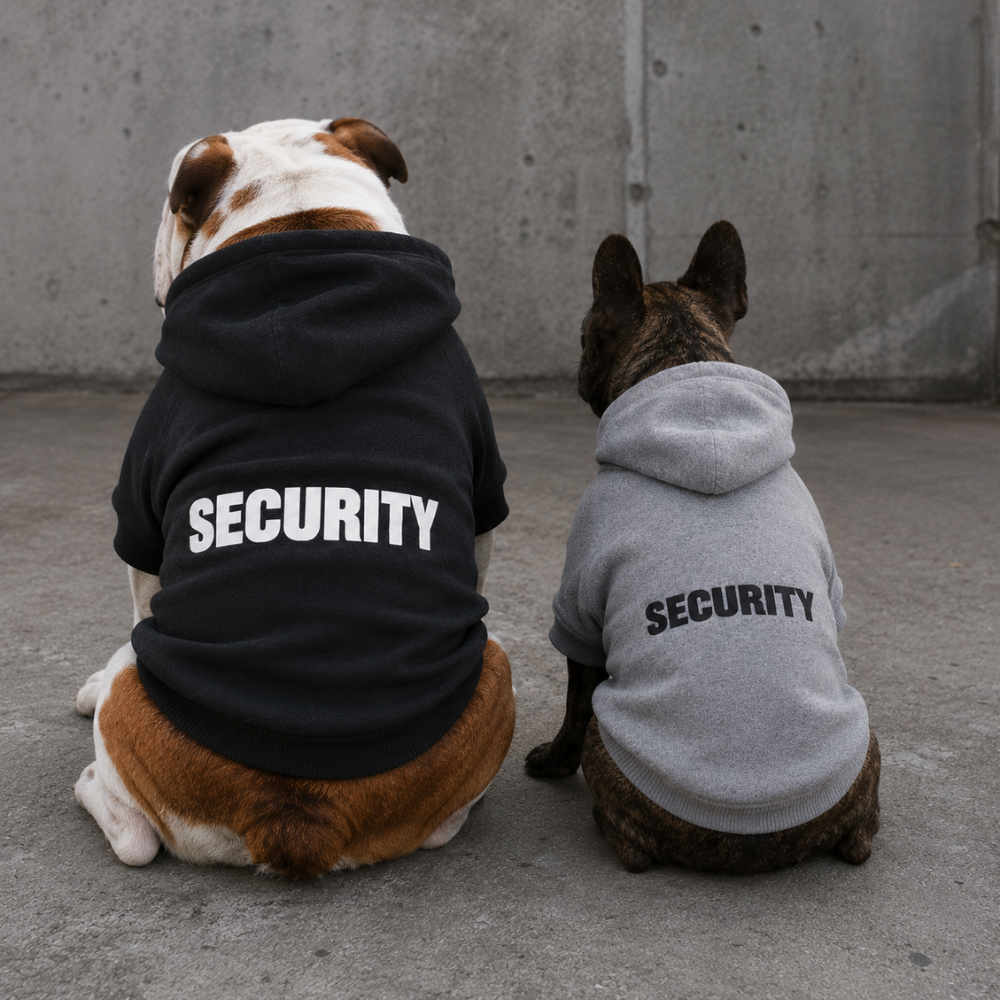 Security Hoodie Schwarz