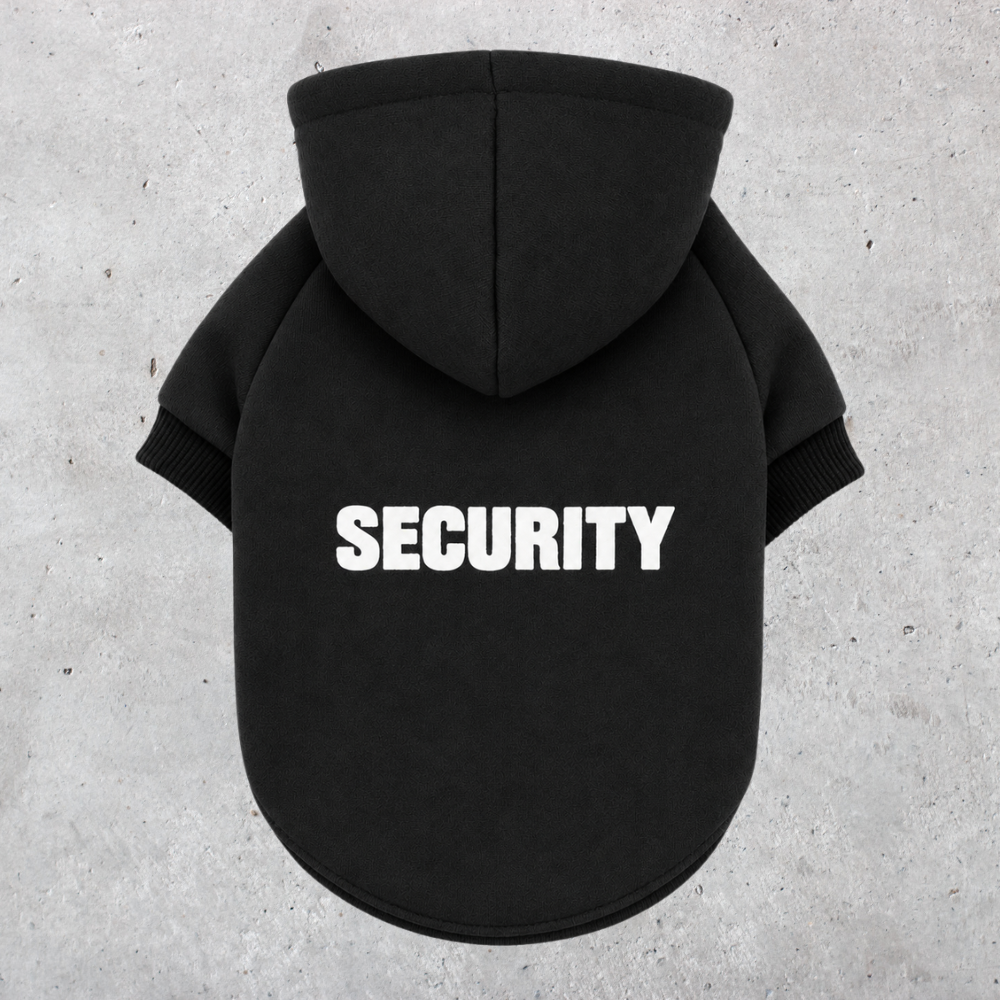 Security Hoodie Schwarz