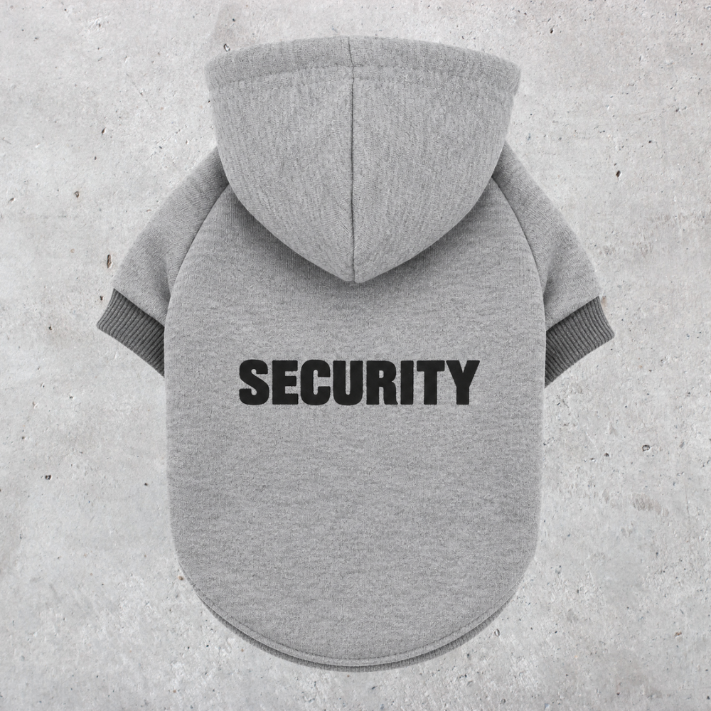 Security Hoodie Grau