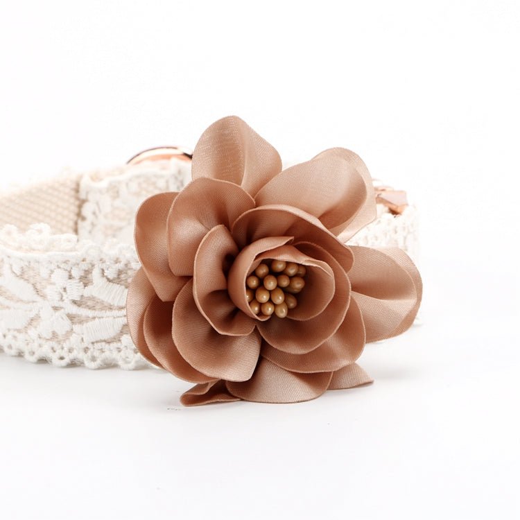 Festliche Hundeleine mit Halsband für Hochzeiten oder ähnliches - dogstyledealer