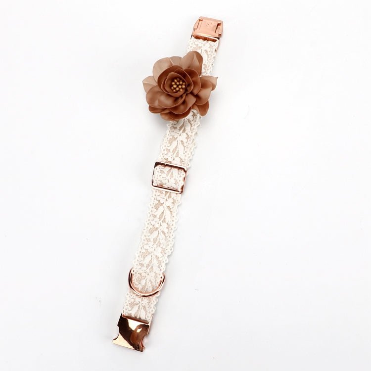 Festliche Hundeleine mit Halsband für Hochzeiten oder ähnliches - dogstyledealer